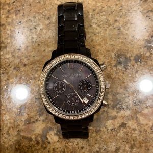 MICHAEL KORS MK-5080 Black MOP Dial Black Acrylic